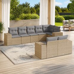 Your Friendly 8-Piece Garden Sofa Set for Outdoor Spaces
