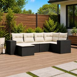 Friendly 6-Piece Outdoor Sofa Set for Relaxing Spaces
