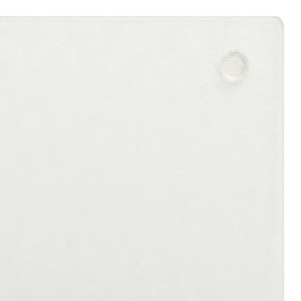 Tempered Glass Chopping Boards Set of 2 Transparent Bubbles Pattern Kitchen