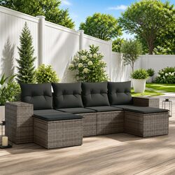 Enjoy Your Outdoor Space with a 6-Piece Sofa Set