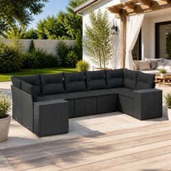 Create Your Ideal Outdoor Space with Our 7 Piece Sofa Set
