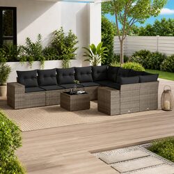 Create Your Perfect Outdoor Oasis with 10-Piece Sofa Set