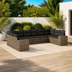 Discover Your Perfect Outdoor Sofa Set: 10-Piece Design