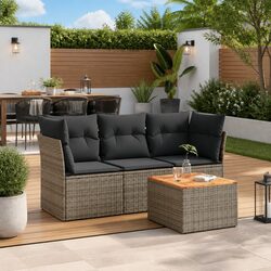 Your Ideal 4-Piece Garden Sofa Set Awaits