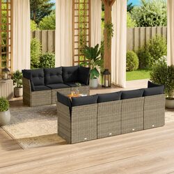 Enjoy Your Outdoor Area with This 8-Piece Sofa Set