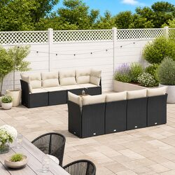 Friendly 9 Piece Garden Sofa Set for Your Enjoyment