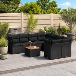 Create Your Outdoor Haven with This 9-Piece Sofa Set