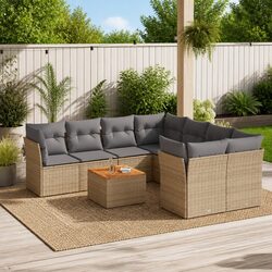 Create Your Perfect Outdoor Space with 9 Piece Sofa Set