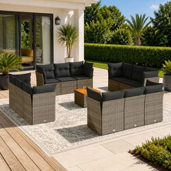 Your Ideal 13 Piece Modular Garden Sofa Set Awaits