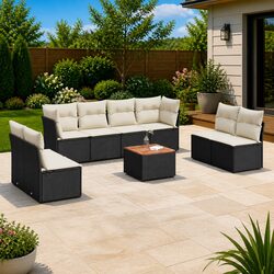 Your New Favorite Outdoor Sofa Set: 9-Piece Modular
