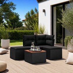 Friendly 5 Piece Garden Sofa Set for Outdoor Enjoyment