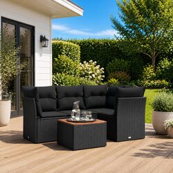 Friendly 5-Piece Outdoor Sofa Set with Cushions