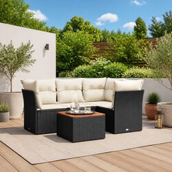 Enjoy Your Outdoor Time with a 5 Piece Garden Sofa Set