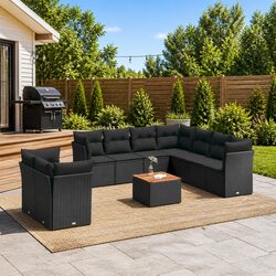 Friendly 10-Piece Garden Sofa Set for Outdoor Gatherings