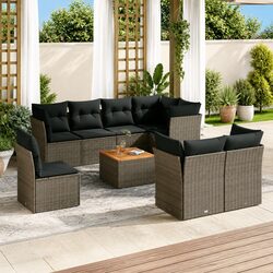 Your Ideal 9 Piece Garden Sofa Set Awaits