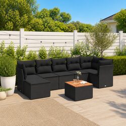 Your Friendly 8-Piece Garden Sofa Set Awaits