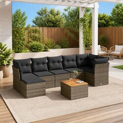 Your Friendly 8-Piece Garden Sofa Set Awaits