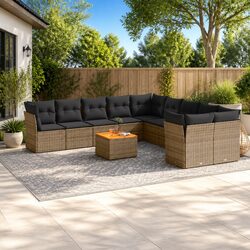 Make Your Outdoor Area Cozy with 11-Piece Sofa Set