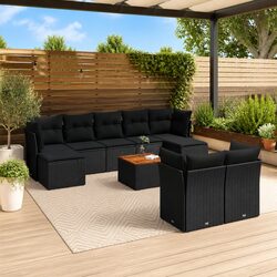 Create Outdoor Comfort with Our 10-Piece Sofa Set