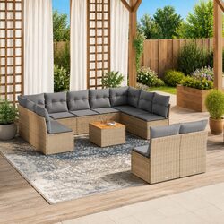 Beige 12 Piece Outdoor Sofa Set: Perfect for You