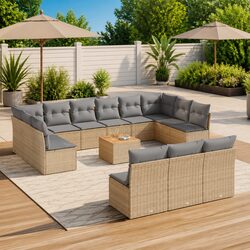Create a Welcoming Outdoor Space with 14-Piece Sofa Set