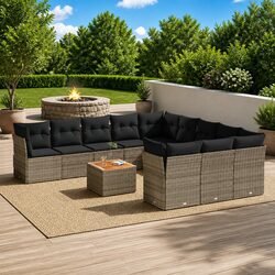 Create a Cozy Outdoor Retreat with This 12-Piece Sofa Set