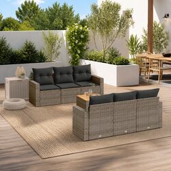 Your Friendly 7 Piece Garden Sofa Set Awaits!