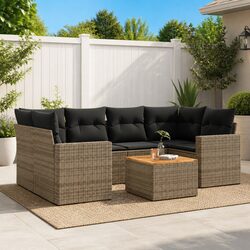 Create Your Outdoor Oasis with a 7 Piece Sofa Set
