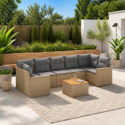Enjoy Your Outdoor Space with This 8-Piece Sofa Set