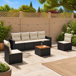 You’ll Love This 7 Piece Garden Sofa Set