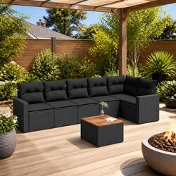 Enjoy Your Outdoor Moments with this 7 Piece Sofa Set