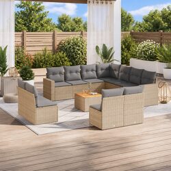 Your Ideal 12 Piece Garden Sofa Set with Cushions
