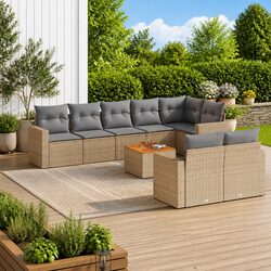 Friendly 9 Piece Garden Sofa Set Perfect for Gatherings
