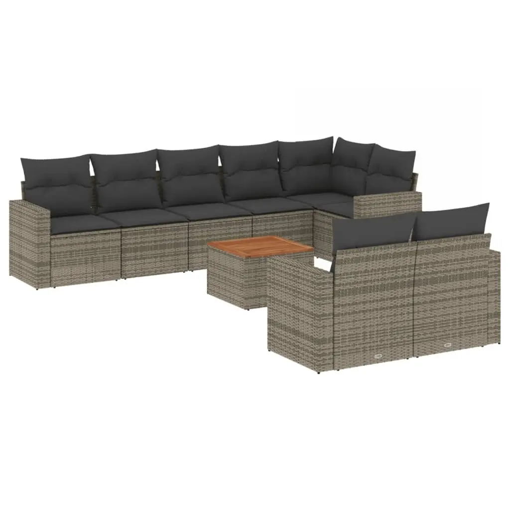 9 Piece Garden Sofa Set