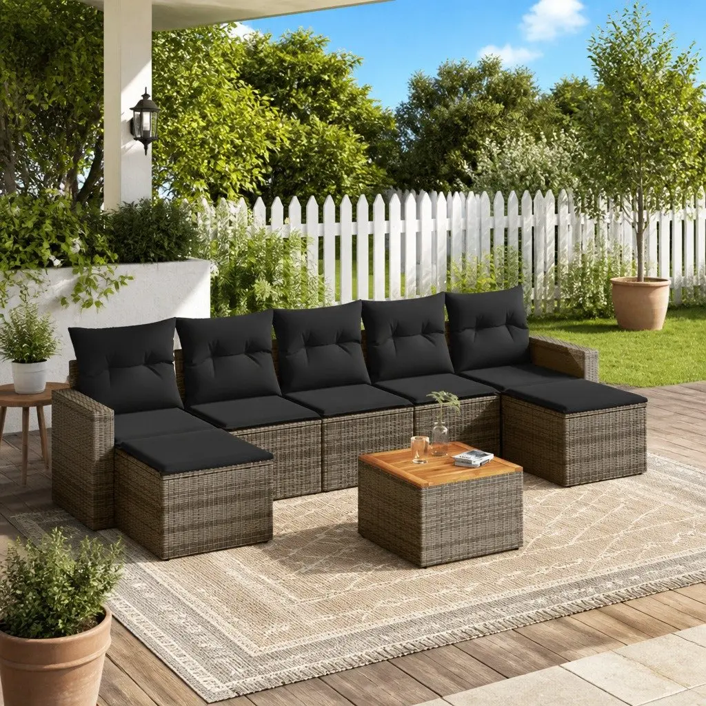 8 Piece Garden Sofa Set for Outdoor Relaxation