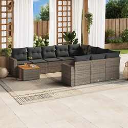 Elevate Your Outdoors with 11-Piece Garden Sofa Set