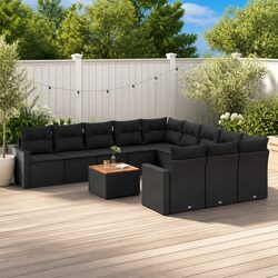 Create Your Perfect Outdoor Retreat with This 12 Piece Sofa Set