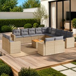 Friendly 14-Piece Outdoor Sofa Set for Your Patio
