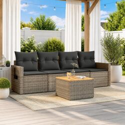 Friendly 5-Piece Outdoor Sectional Sofa Set for Relaxing