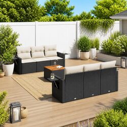 Your Perfect 7 Piece Garden Sofa Set in Black