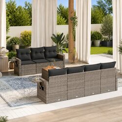 Create a Welcoming Outdoor Area with 8-Piece Sofa Set