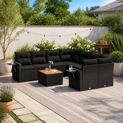 Friendly 9-Piece Outdoor Sectional Sofa Set