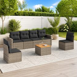 You’ll Love This 7 Piece Outdoor Sectional Sofa Set