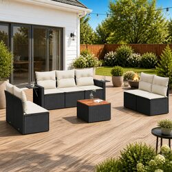 Comfortable 8-Piece Outdoor Sectional Sofa Set for You
