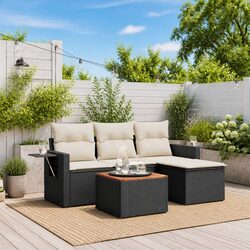 Your Ideal 5 Piece Black Outdoor Sofa Set Awaits