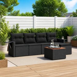 Enjoy Your Outdoor Space with This 6-Piece Sofa Set
