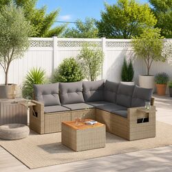 Enjoy Outdoor Comfort with This Sectional Sofa Set