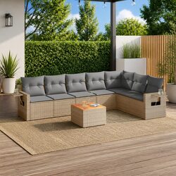 Your New Favorite Outdoor Sofa Set: 8 Pieces in Beige