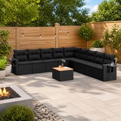 Friendly 10-Piece Garden Sofa Set for Your Home