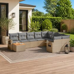 Friendly 10-Piece Outdoor Sofa Set for Your Space